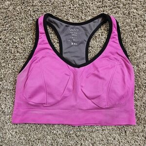 Match Vibrant Pink Sports Bra